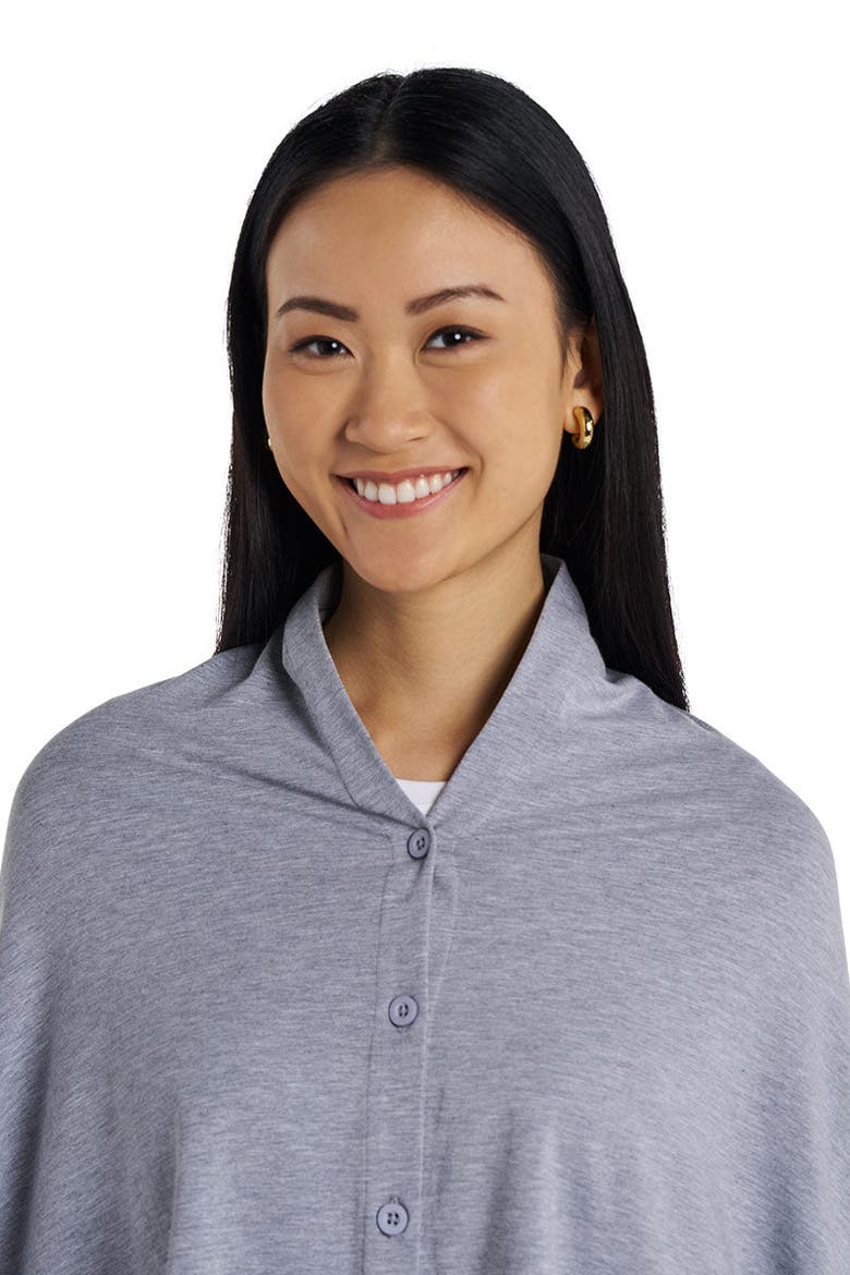Women's Revilla Convertible Wrap, UPF 50+ Sun Protection, Main, color, Grey Heather