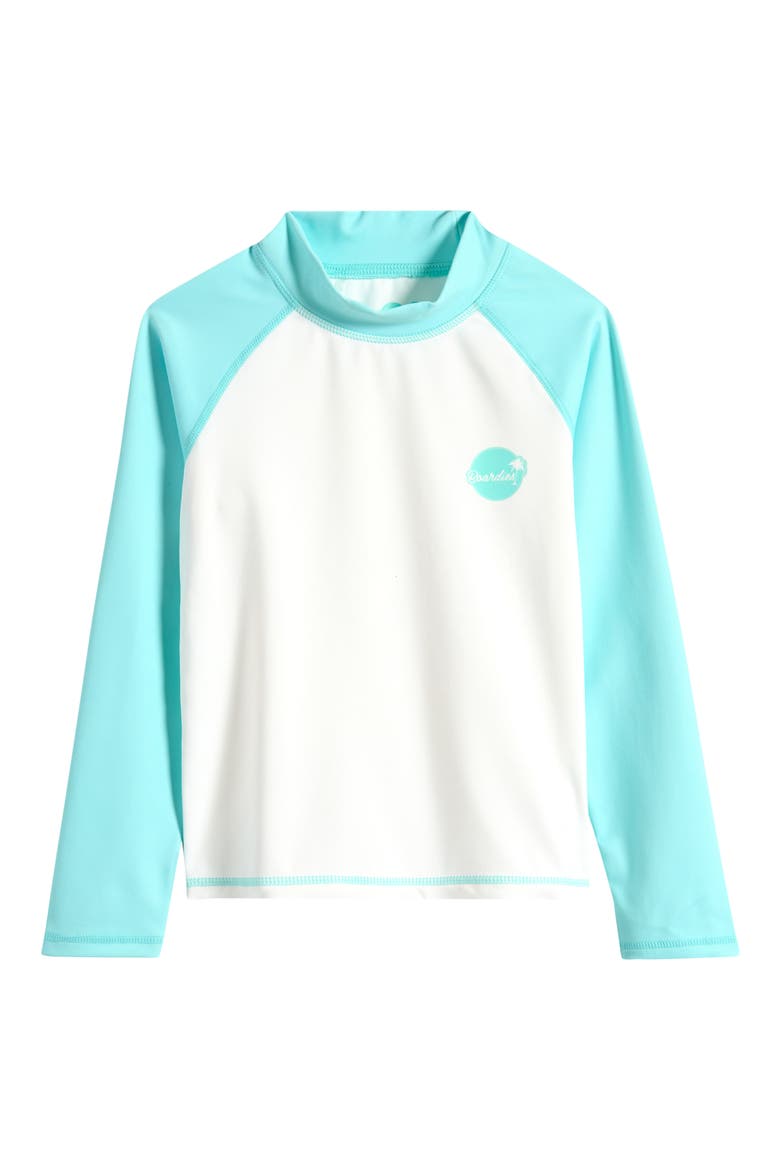 Kids' Rashguard, Main, color, BLUE/ WHITE