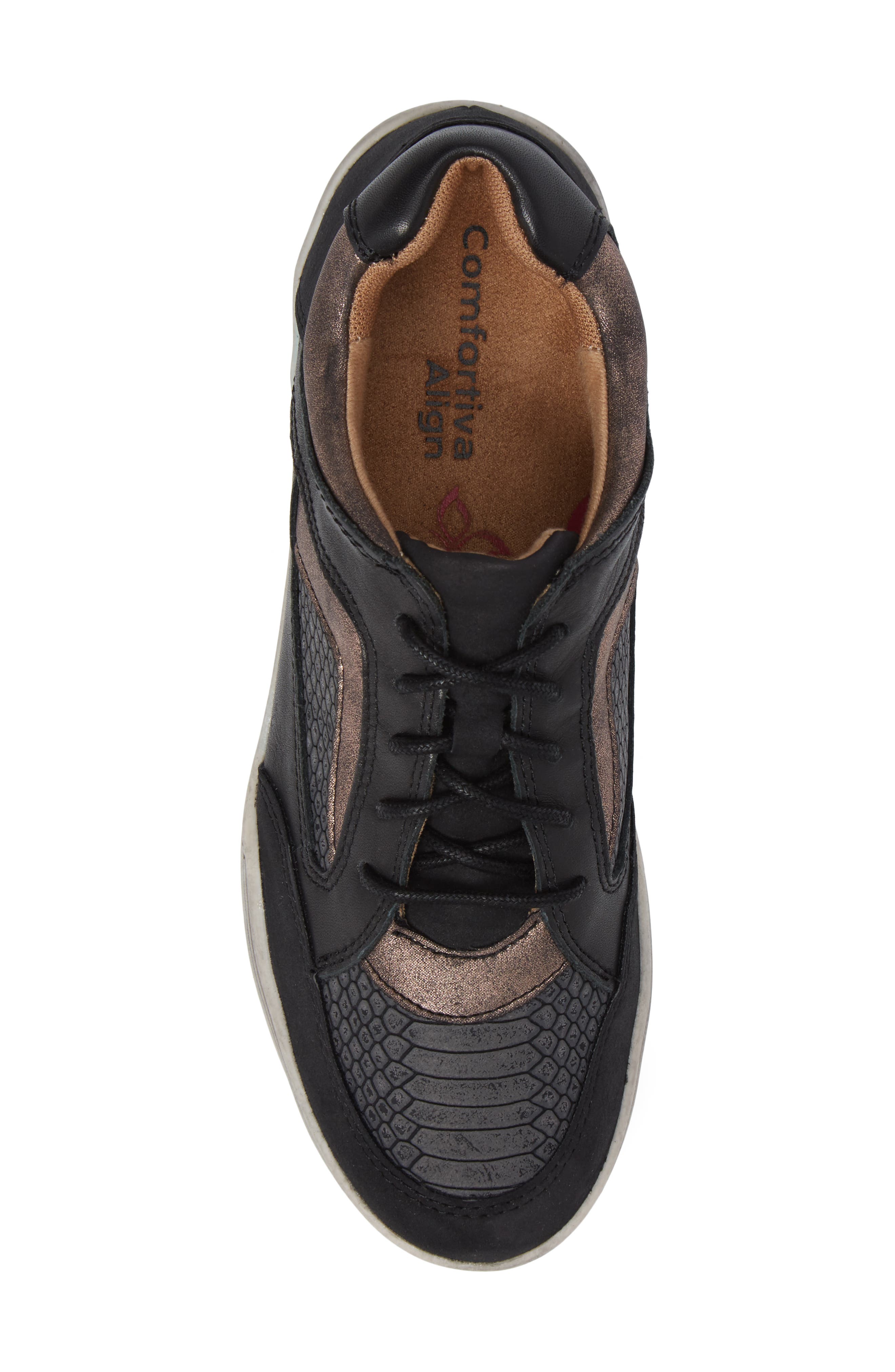 Comfortiva Lemont Snake Embossed Sneaker, Alternate, color, 