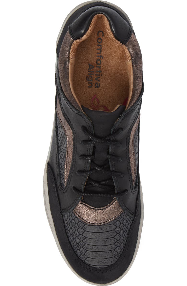 Comfortiva Lemont Snake Embossed Sneaker, Alternate, color,