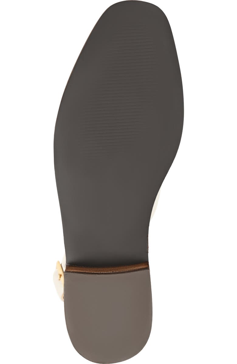 Journee Collection JOURNEE Loreta Ankle Buckle Flat, Alternate, color, Ivory