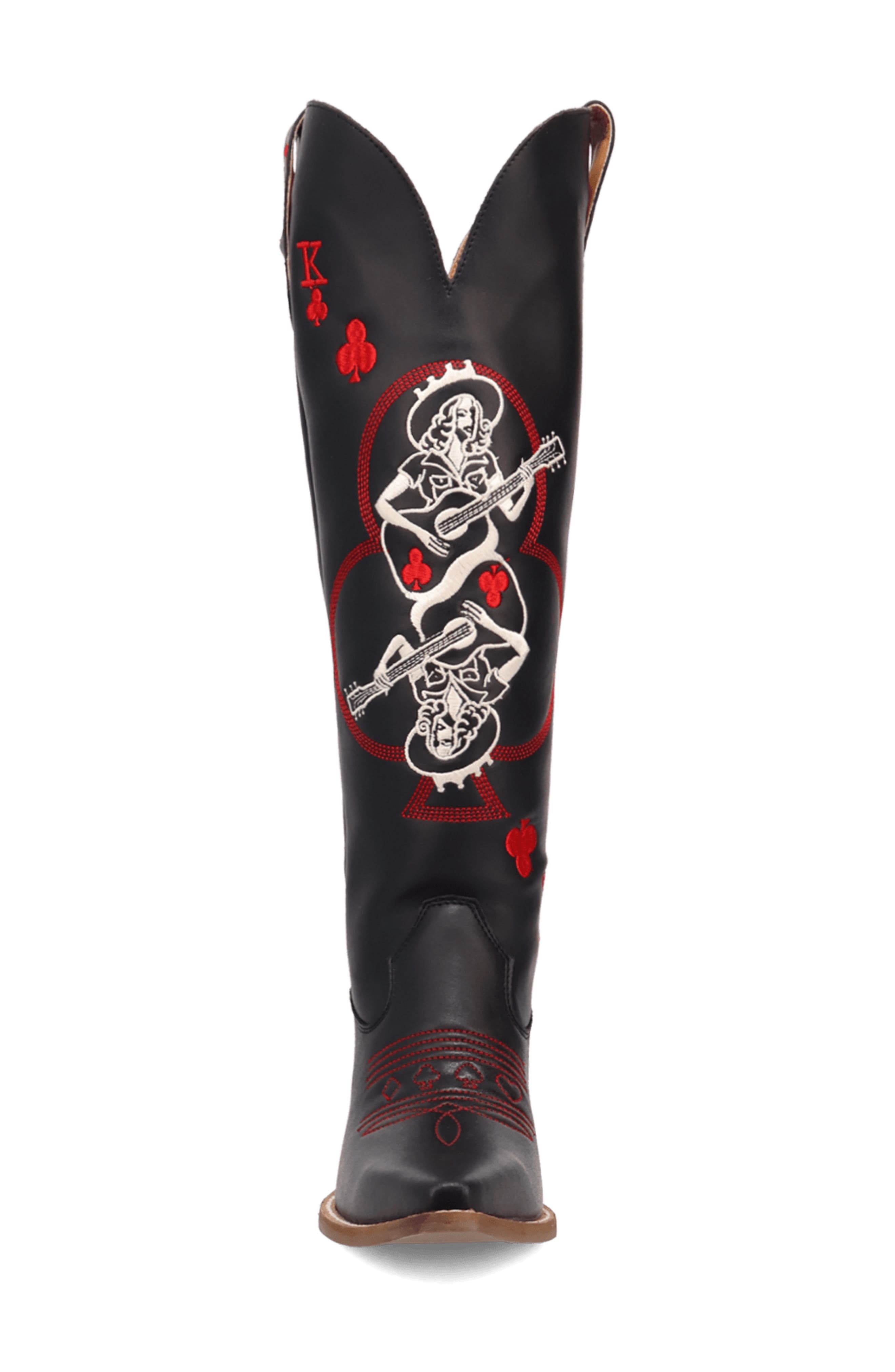 King of Clubs Western Boot, Alternate, color, BLACK