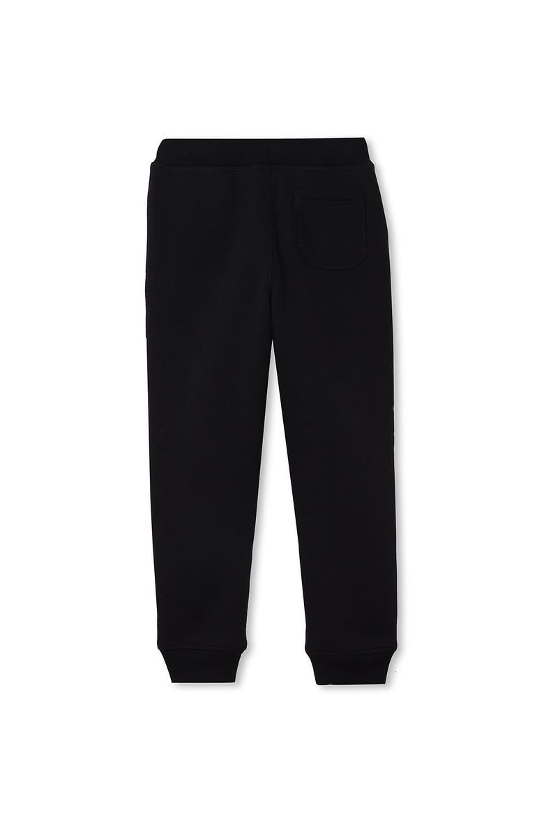 Kids Husky High Pile Fleece Lined Jogger Sweatpants, Alternate, color, Black