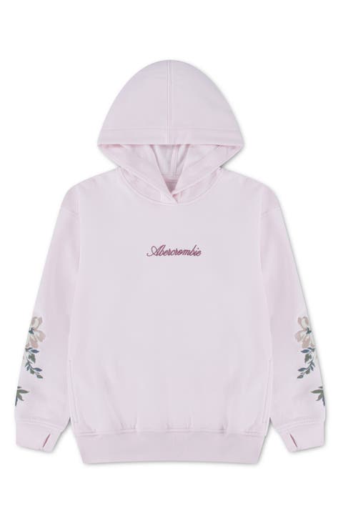 Kids' Embroidered Sleeve Hoodie