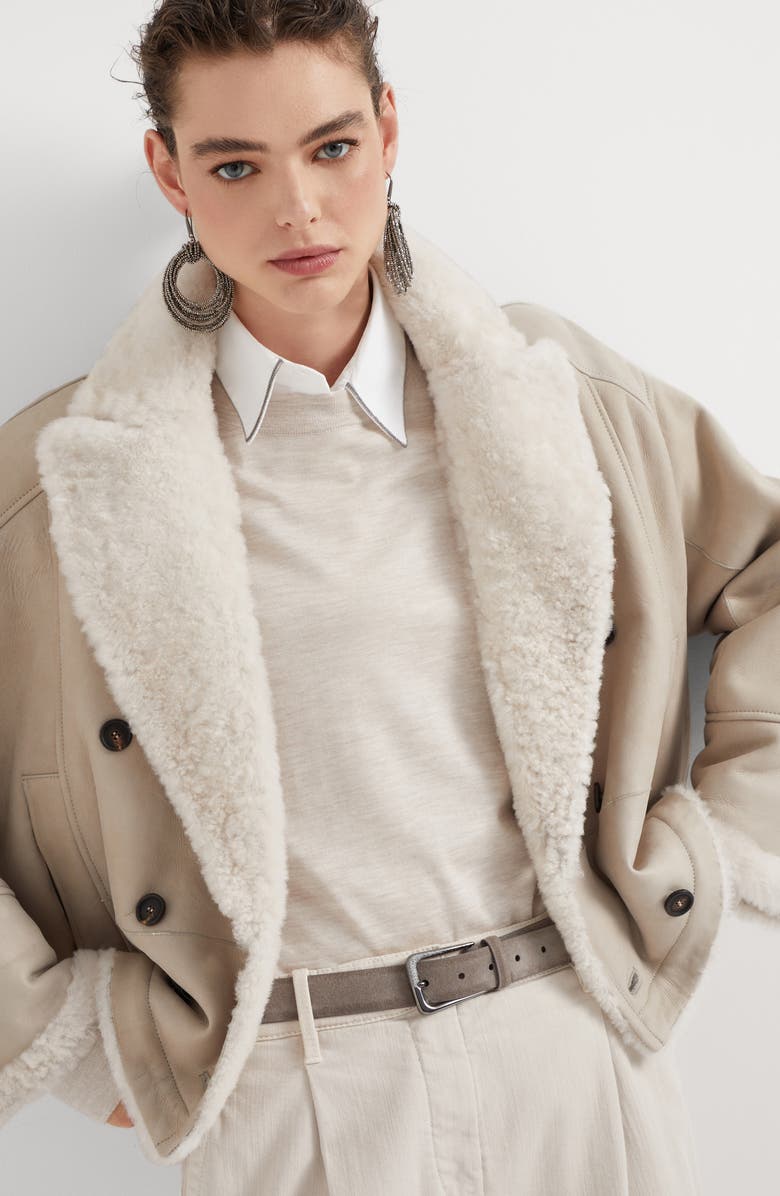 Brunello Cucinelli Suede belt, Alternate, color,