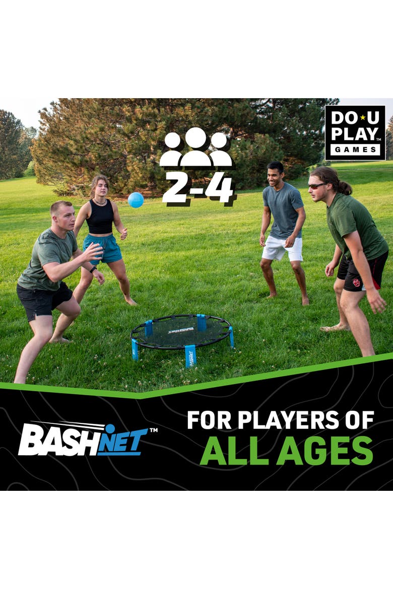 Bash Net Game Set, Volleyball Meets Bouncing Trampoline, Family, Alternate, color, Multicolored