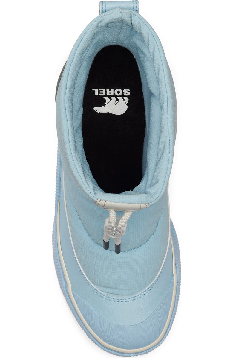 SOREL Out N About IV Puffy Lace-Up Waterproof Boot, Alternate, color, Arctic Sea/ Chalk