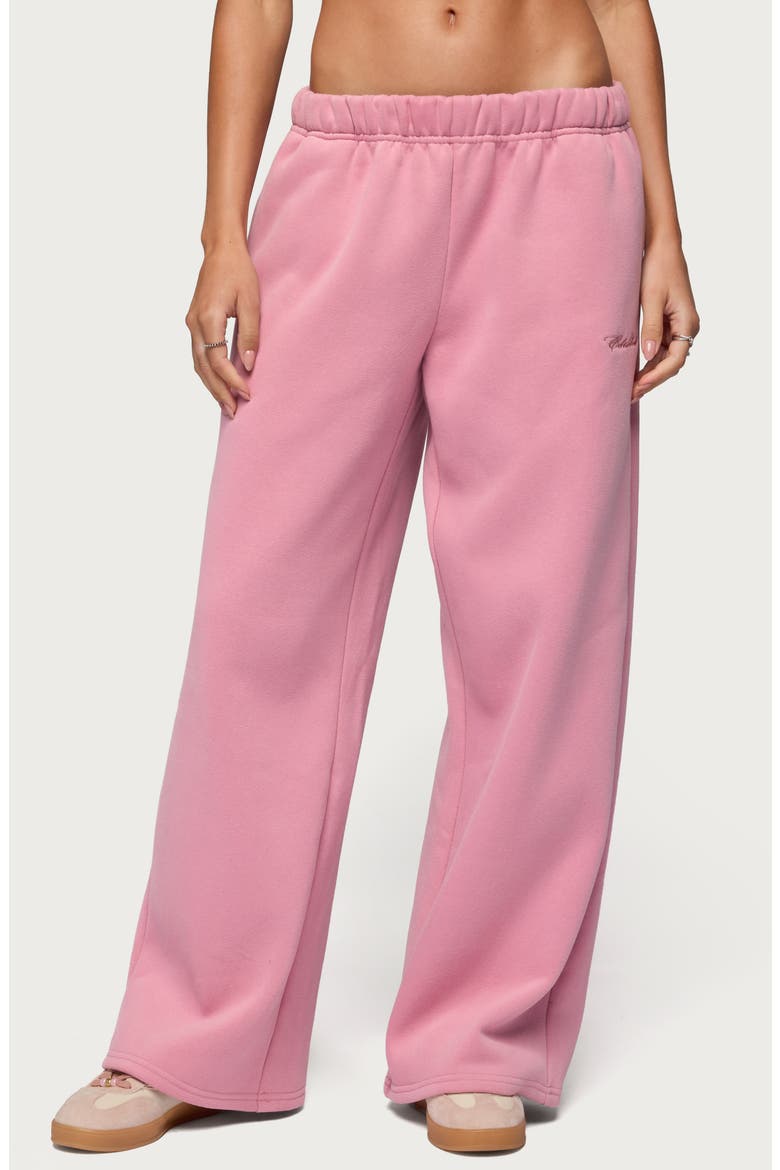 Basic Girl Wide Leg Sweatpants, Main, color, PINK