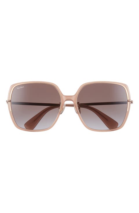 Trunk Show Gradient Square Sunglasses