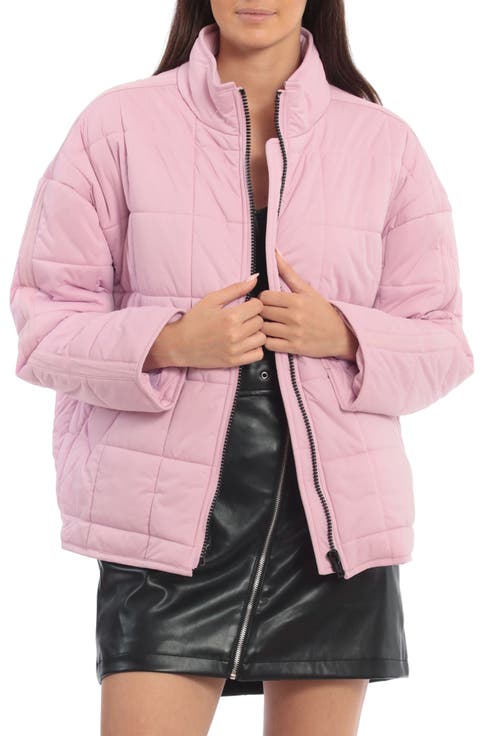 Oversize Box Water Resistant Quilted Jacket