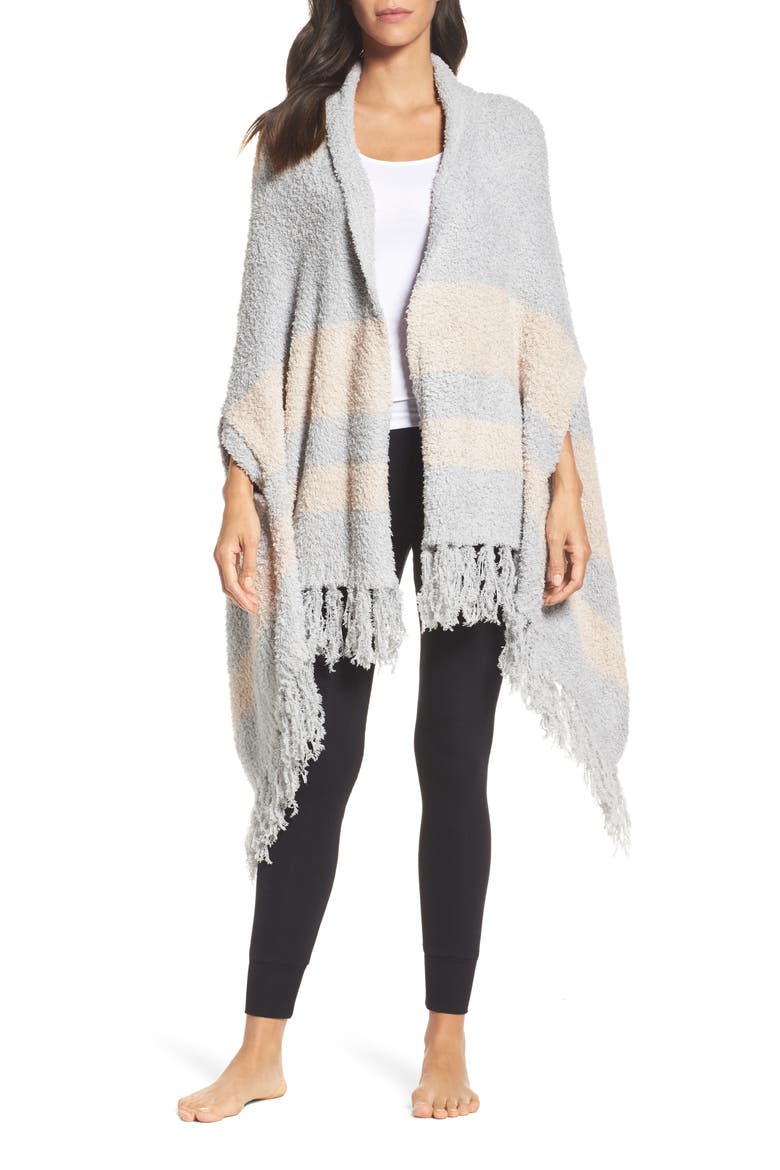CozyChic™ Malibu Wrap, Main, color, OCEAN/ STONE STRIPE