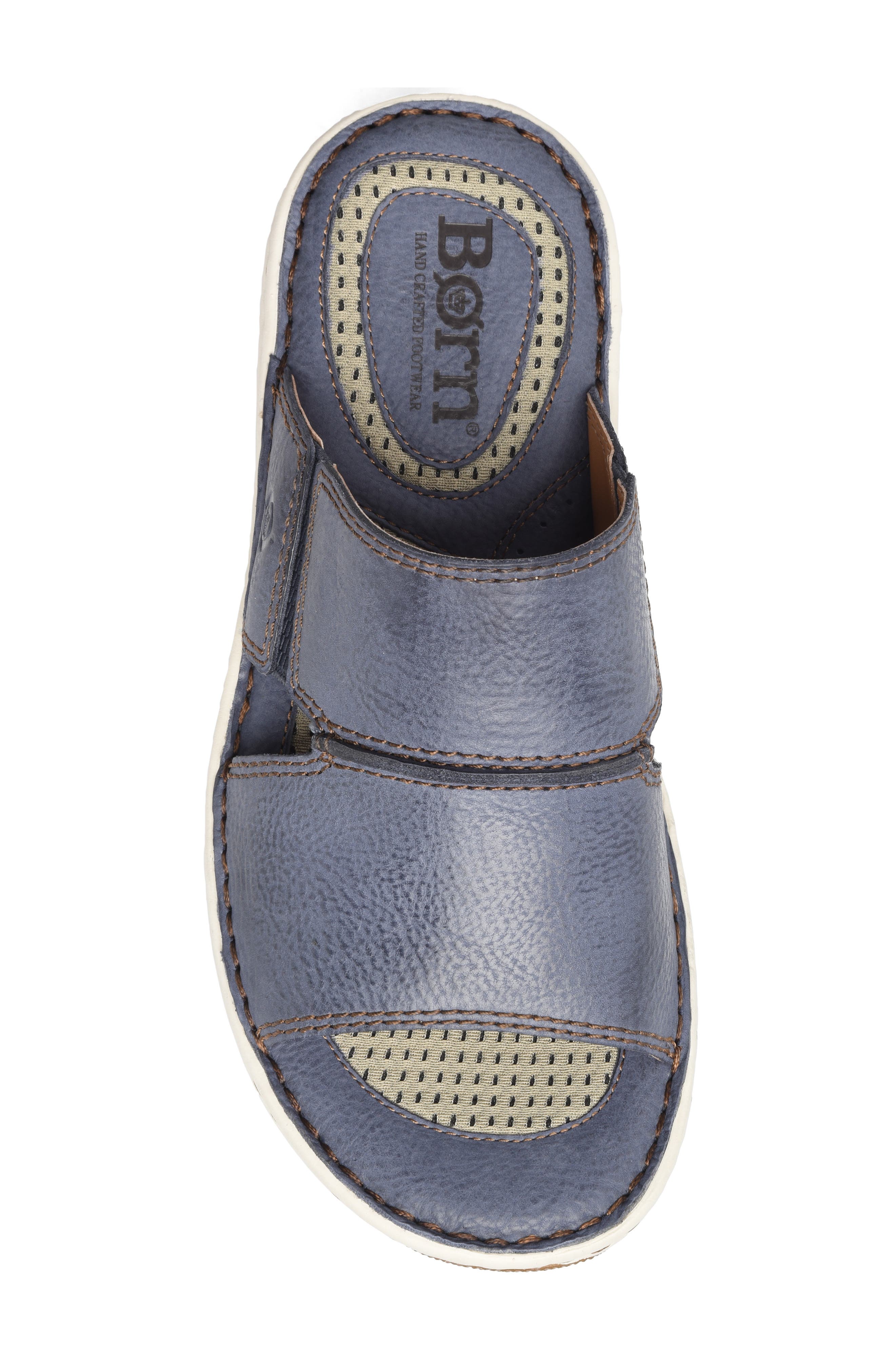 Børn Flores Slide Sandal, Alternate, color, Navy