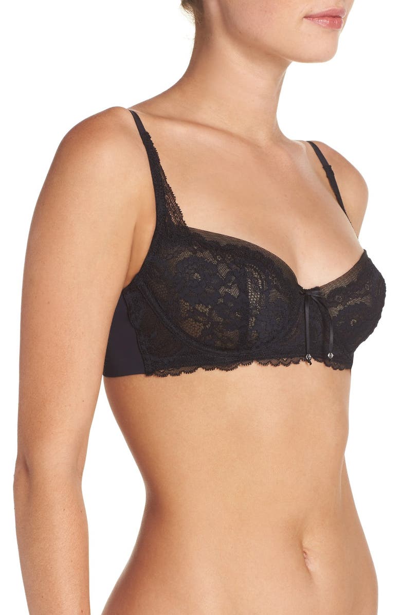 Skarlett Blue Minx Underwire Balconette Bra, Alternate, color,