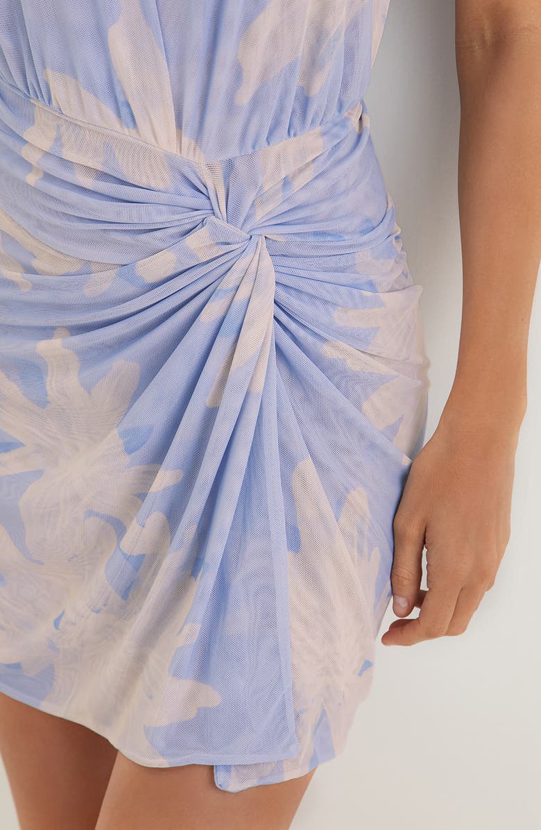 ViX Paula Hermanny Maliblue Karina Cover-Up Minidress, Alternate, color, 