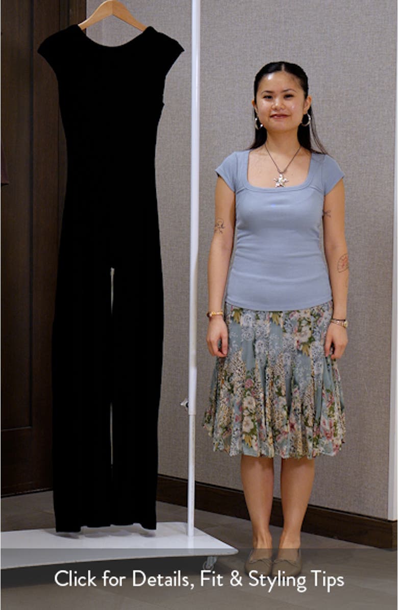 Smooth Open Back Jumpsuit, sales video thumbnail