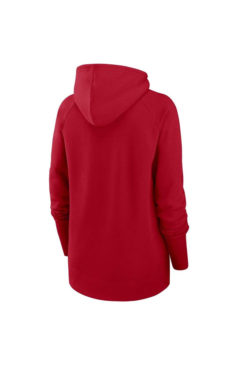 Nike Women's Nike  Red Tampa Bay Buccaneers Asymmetrical Raglan Full-Zip Hoodie, Alternate, color, 