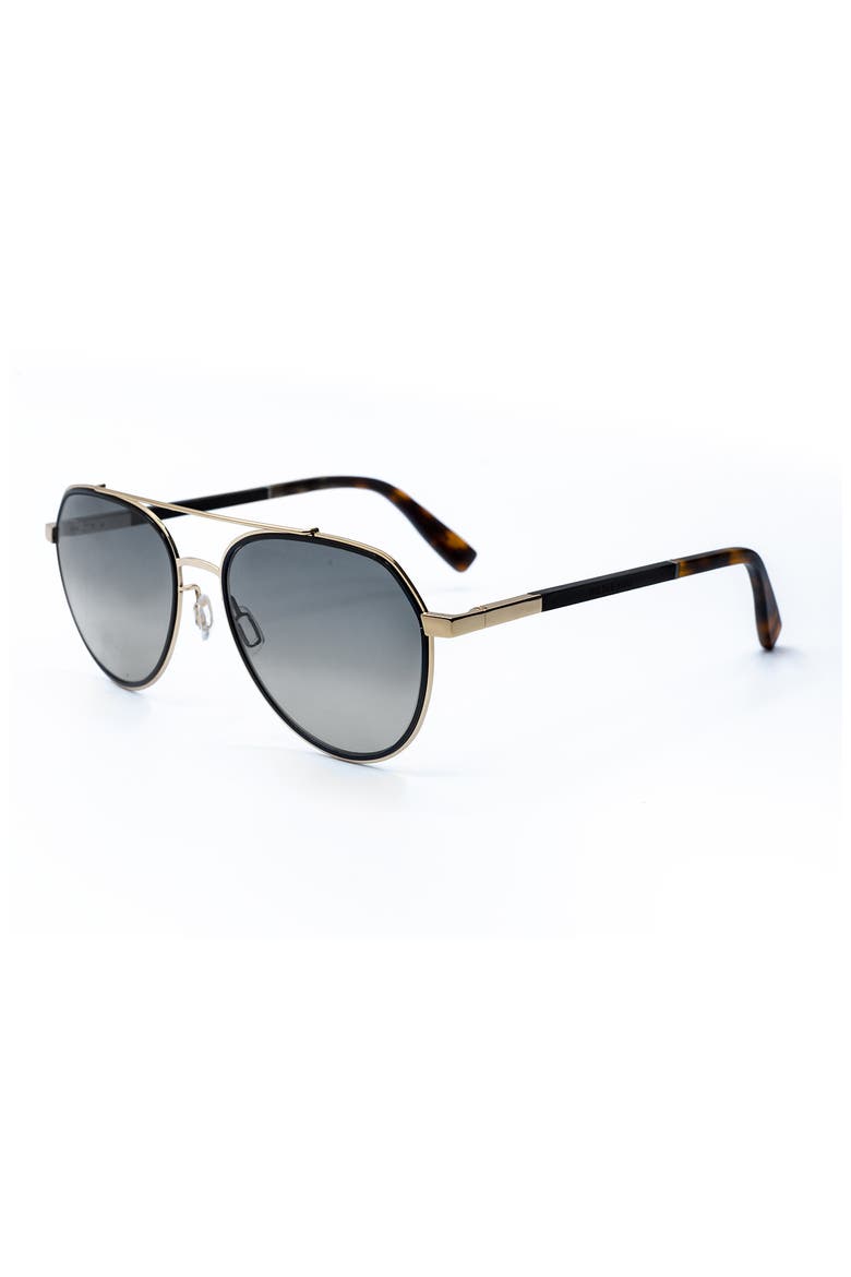 Bond Yellow 59mm Polarized Sunglasses, Alternate, color, GOLD / GREY GRADIENT