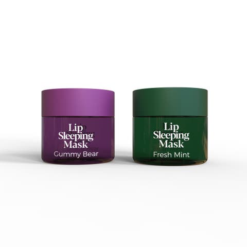 Lip Sleeping Mask 2 Pack- Gummy Bear & Fresh Mint