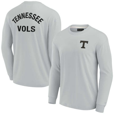 Unisex Fanatics Signature Gray Tennessee Volunteers Elements Super Soft Long Sleeve T-Shirt