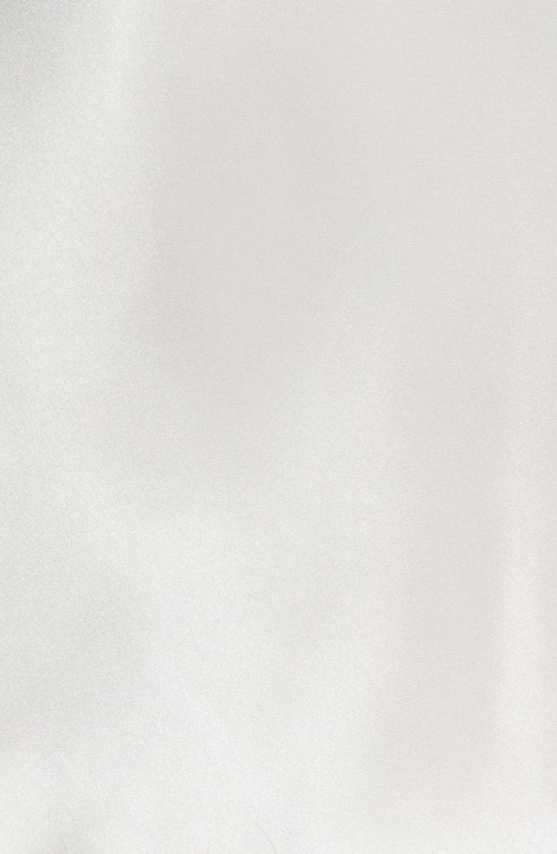 In Bloom by Jonquil Hope Faux Feather Trim Satin Chemise, Alternate, color,