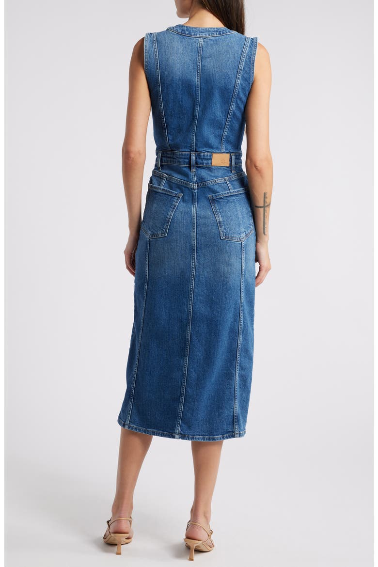 Westwood Sleeveless Denim Dress, Alternate, color, FORGET ME NOT