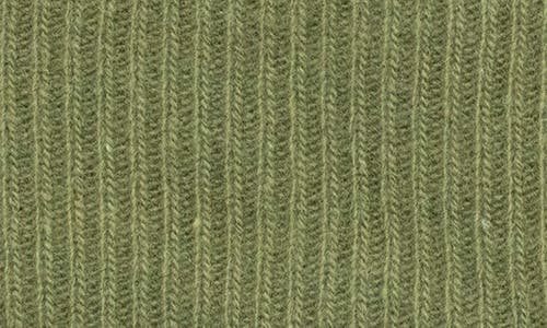 Portolano Cashmere Rib Hat In Green