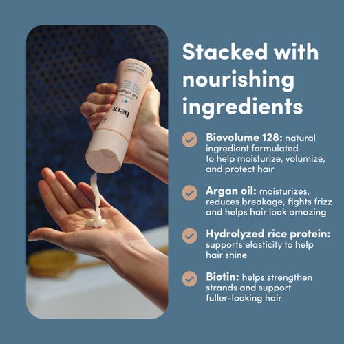 Hims & Hers Full Volume Conditioner Moisturizing, Shine Enhancing, Citrus Spice Formula In Neutral