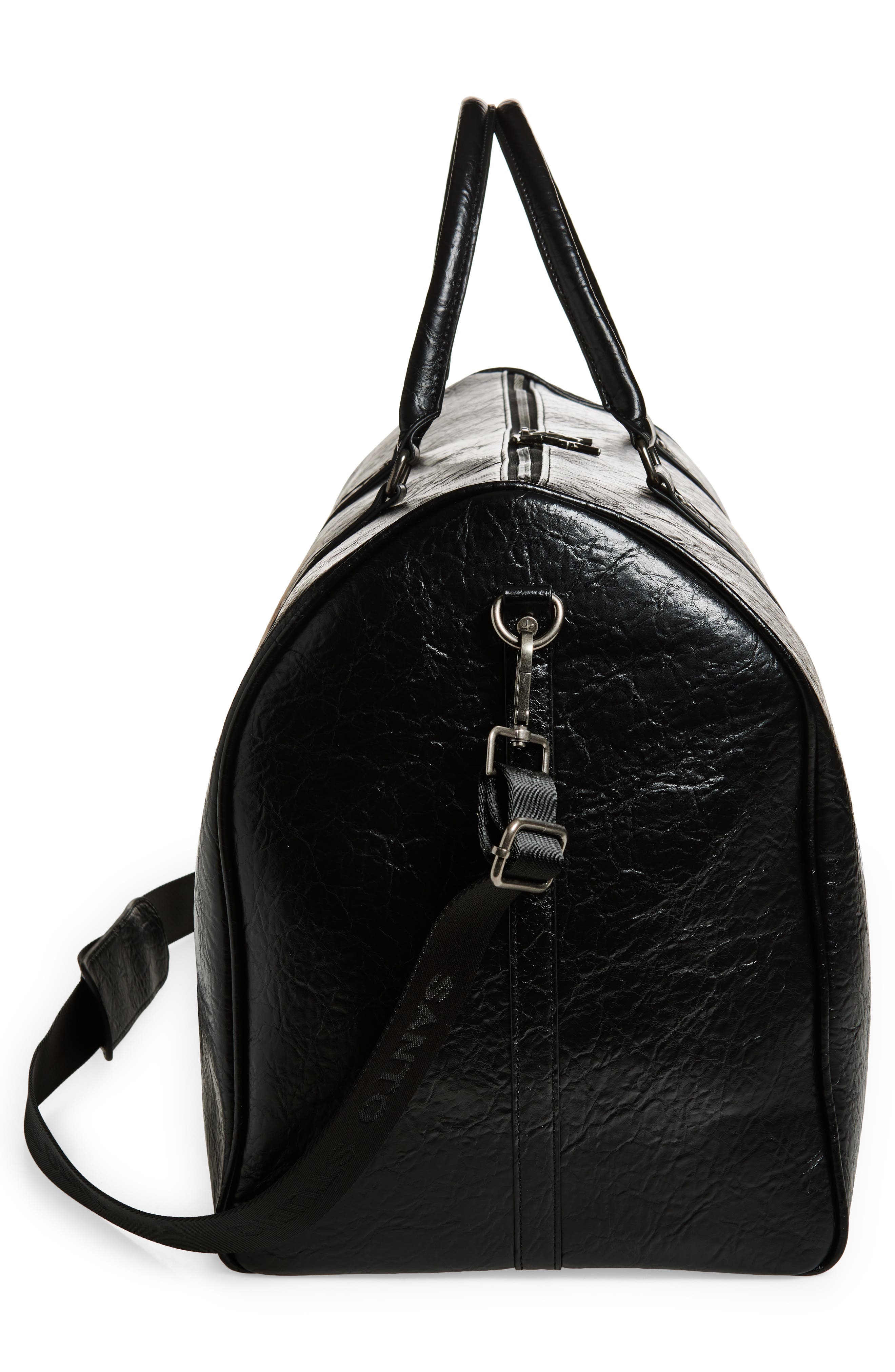 SANTO STUDIO Paul Rodriguez Black Duffel Bag, Alternate, color, Black