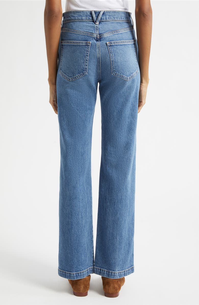 Veronica Beard Dylan Straight Leg Jeans, Alternate, color, Orbit Glare