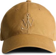JW Anderson Embroidered Anchor Logo Baseball Cap
