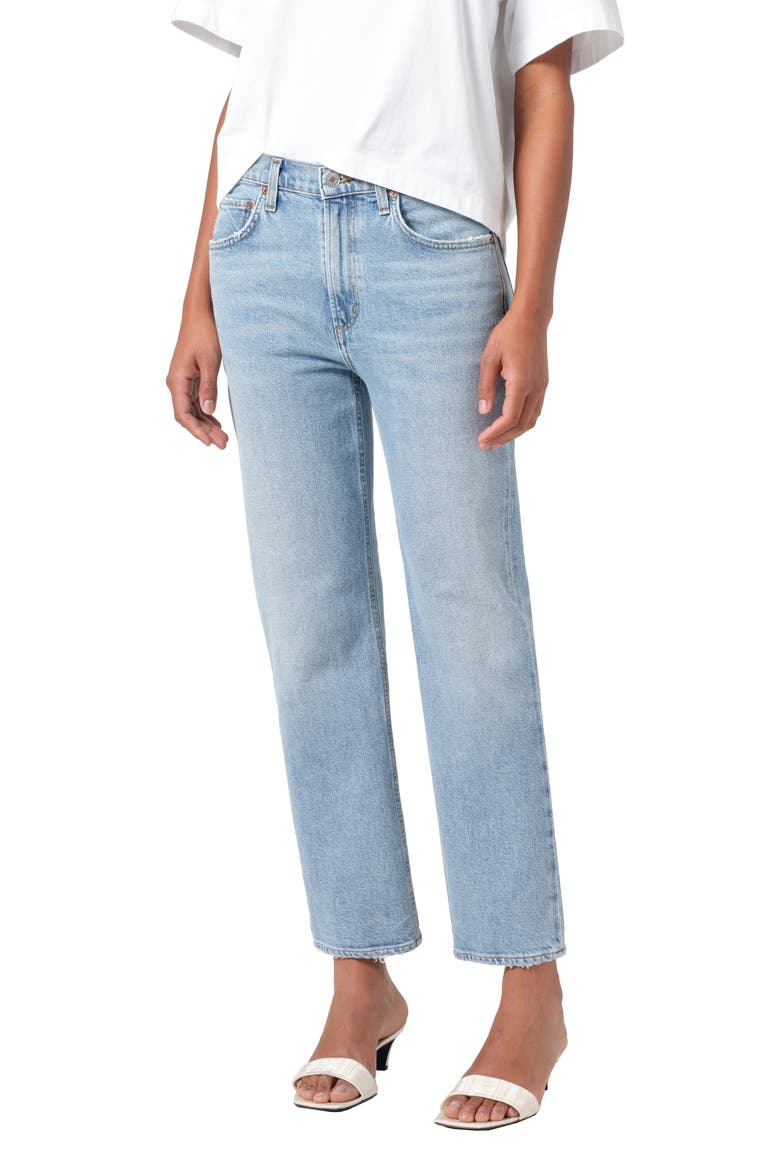 Valen Mid Rise Ankle Straight Leg Jeans, Alternate, color, FORMULA