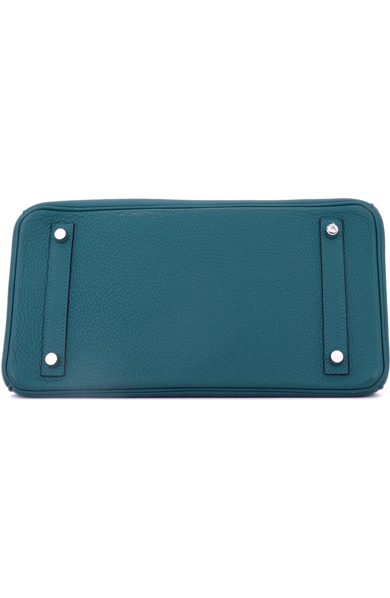 Pre-Owned Hermes Birkin Handbag Green Togo with Palladium Hardware 25, Alternate, color, Vert Bosphore