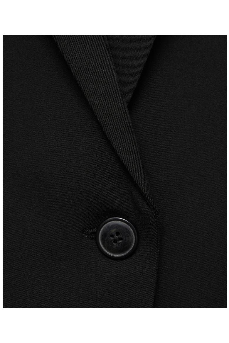 Fitted Suit Jacket, Alternate, color, BLACK