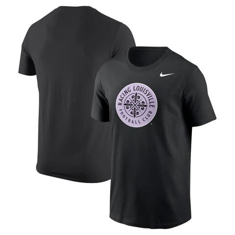Men's Nike Black Racing Louisville FC Primary Logo Core T-Shirt