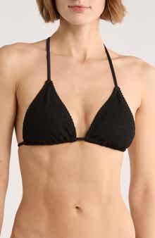 Good American Always Fit Triangle Bikini Top