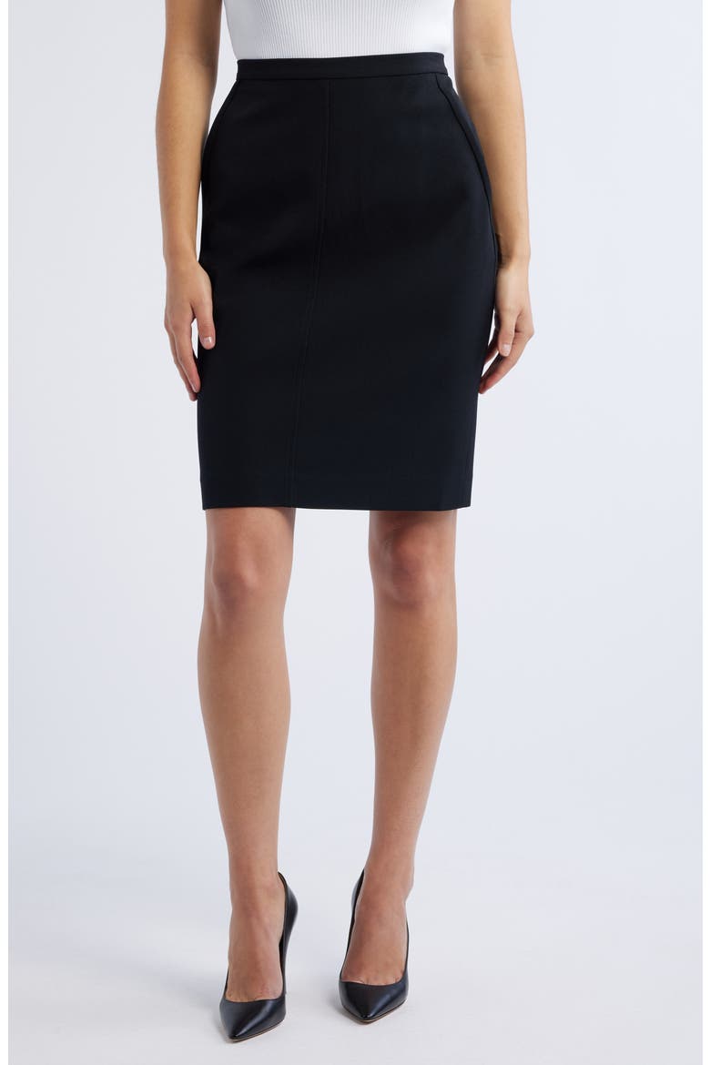 Suit Skirt, Alternate, color, BLACK