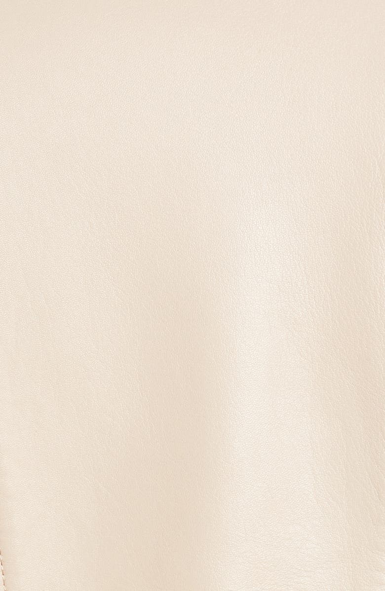 Rachel Parcell Leather Moto Jacket, Alternate, color, 