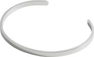 Estella Bartlett Men's Fine Rhodium Plate Cuff Bracelet