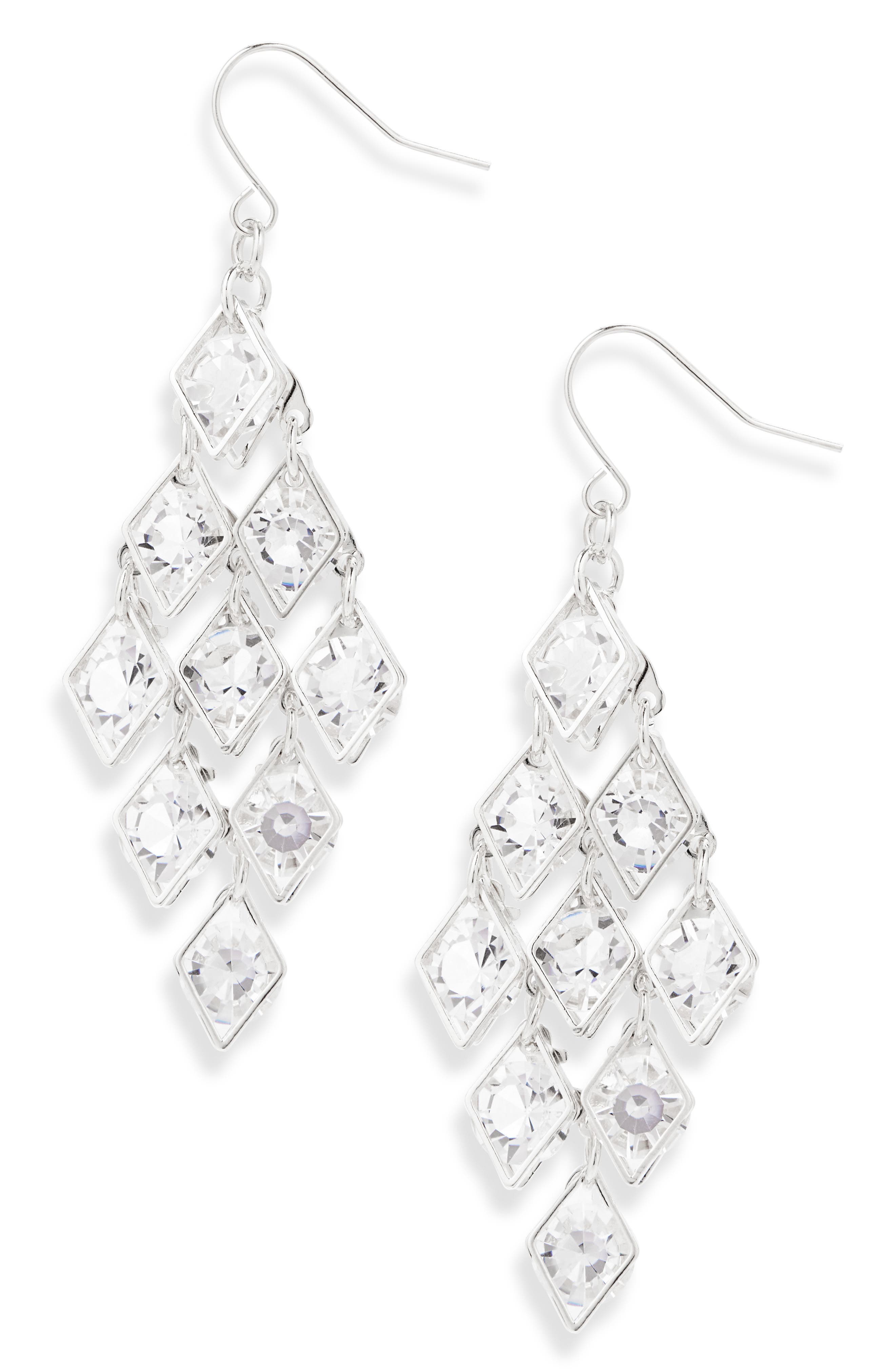 Tasha Crystal Chandelier Drop Earrings