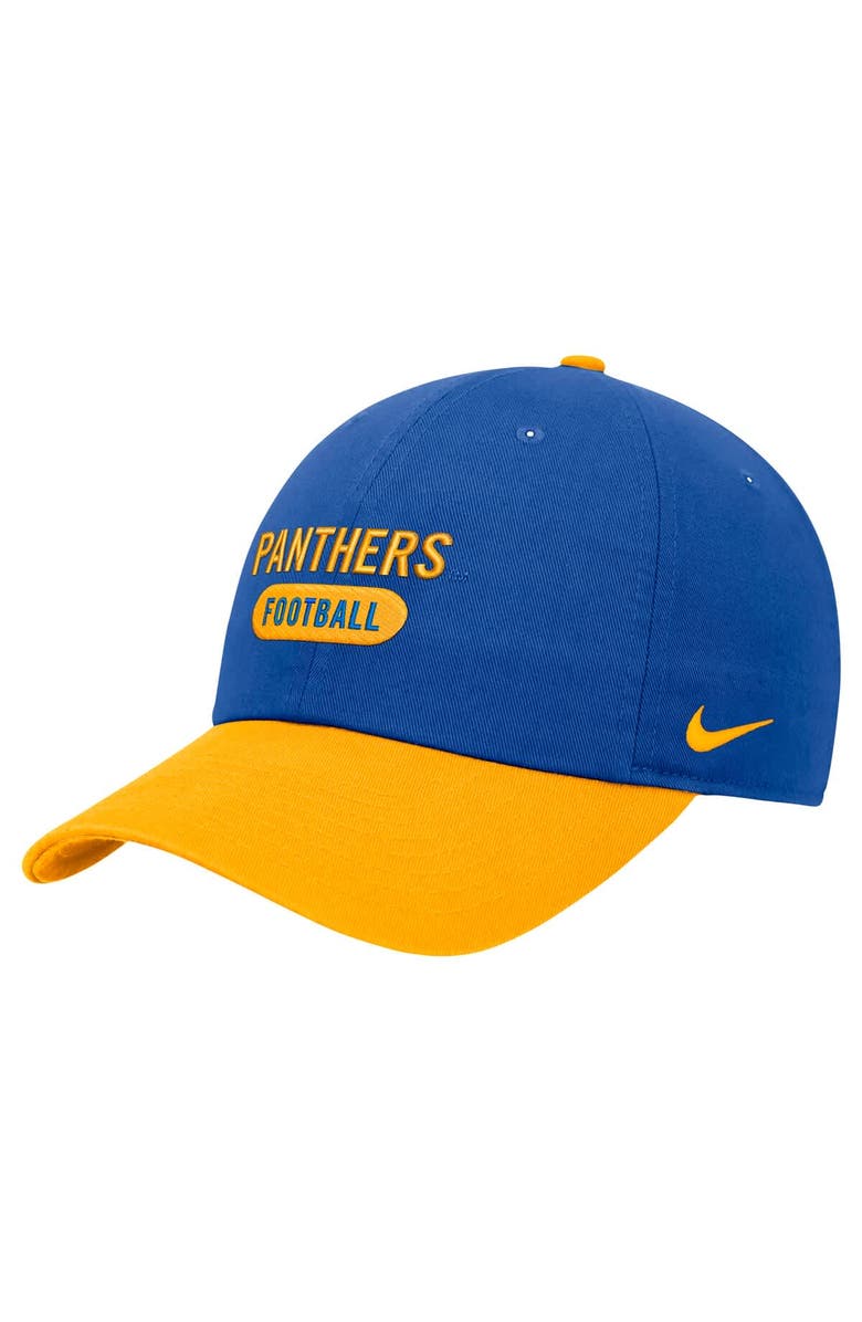 Nike Men's Nike Royal Pitt Panthers Colorblock Club Adjustable Hat, Main, color, Royal