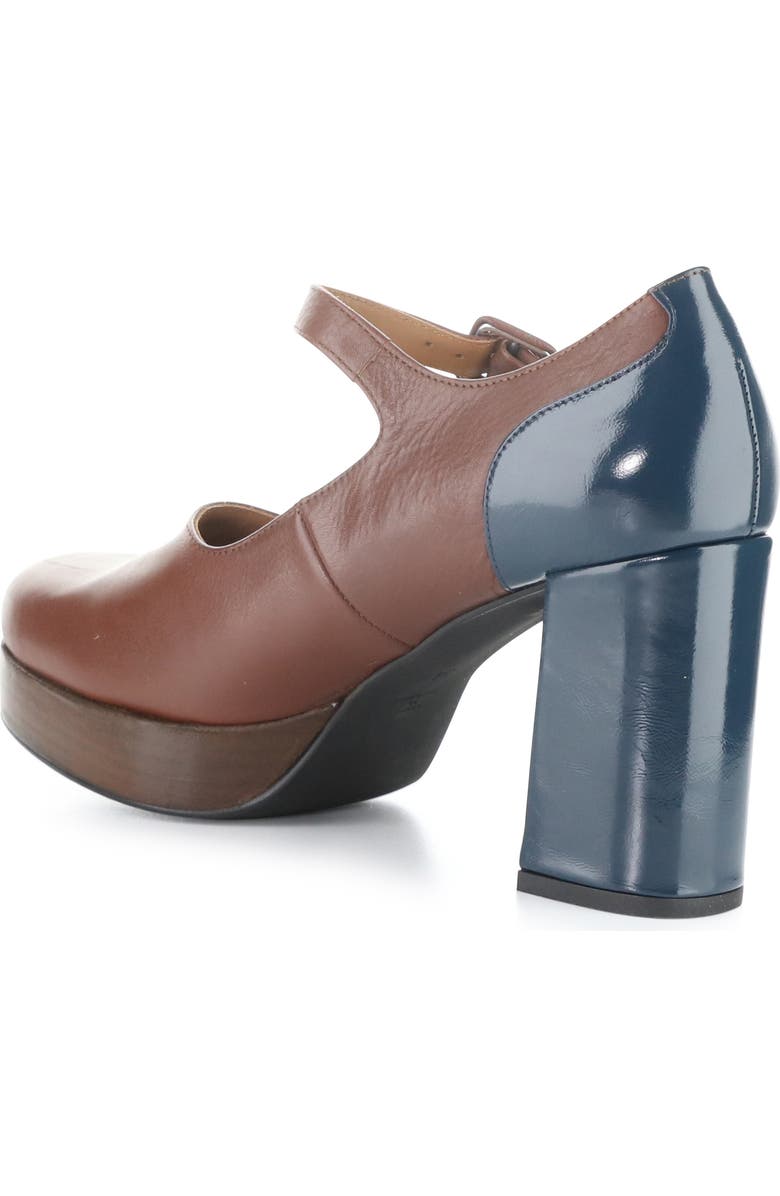 Fly London Eril Platform Pump, Alternate, color, Cognac/ Navy
