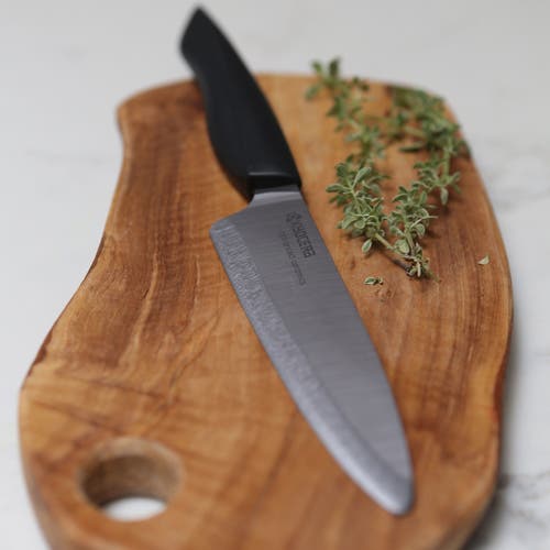 Kyocera Innovationblack 5-inch Ceramic Slicing Knife In Black