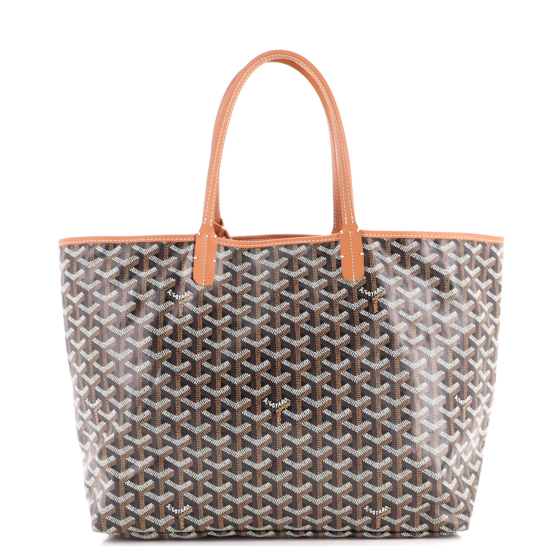 Saint Louis Tote Coated Canvas PM, Main, color, Brown