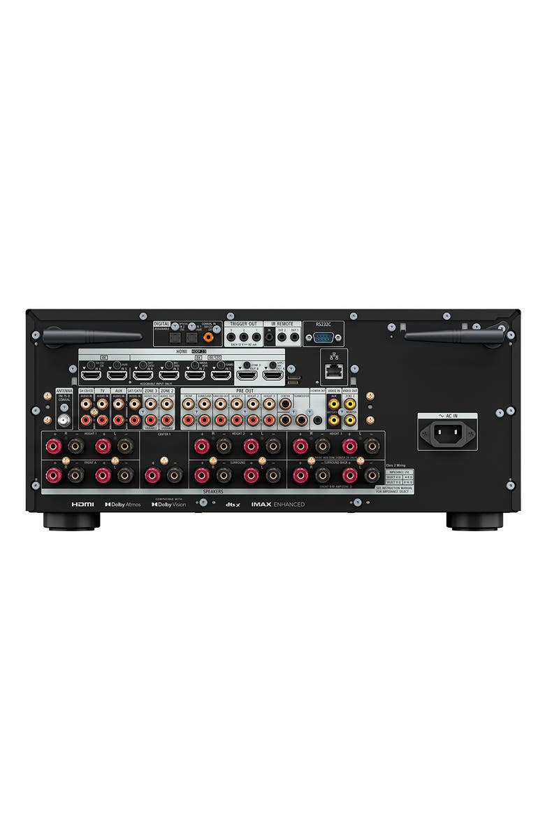 Sony STR-AZ7000ES 13.2 Channel 8K Home Theater AV Receiver with Dolby Atmos, DTS X, IMAX Enhanced, Google Assistant, & Works with Sonos, Alternate, color, Black