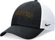Nike Men's Nike Black Pittsburgh Pirates Evergreen Wordmark Trucker Adjustable Hat