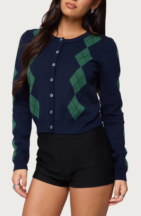 Farren Argyle Cardigan