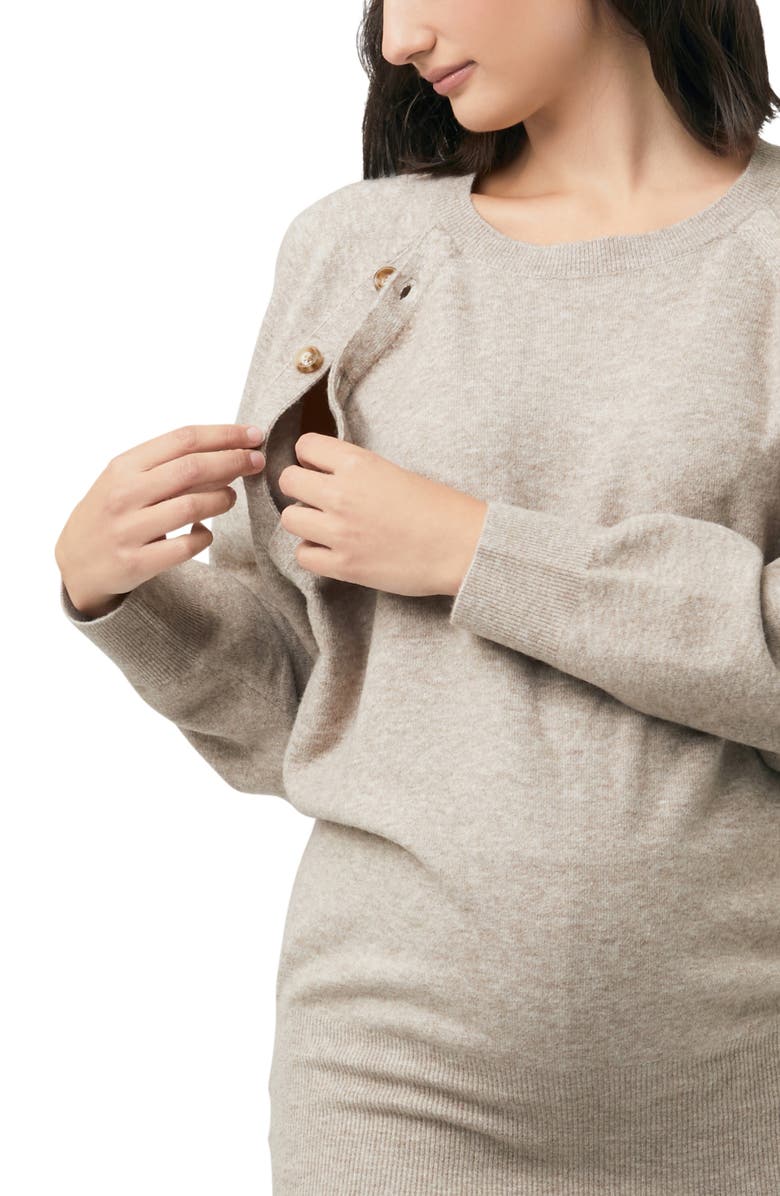 Ripe Maternity Megan Batwing Maternity/Nursing Top, Alternate, color, 