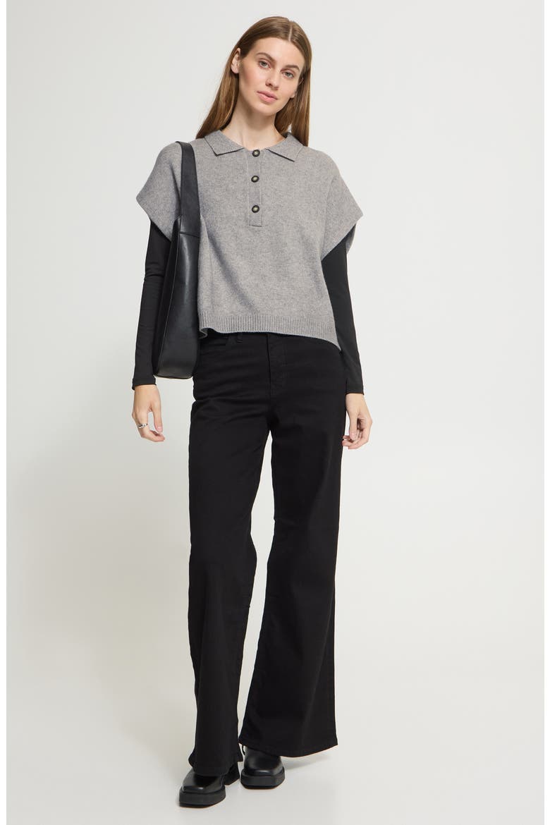 Ihalize Knit Polo, Alternate, color, ALLOY MELANGE