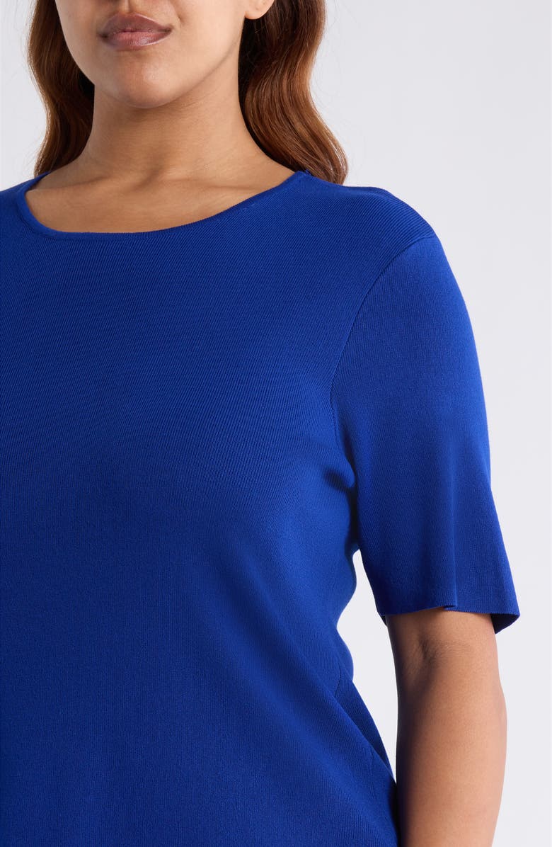 Tahari ASL Tunic Sweater, Alternate, color, Cobalt