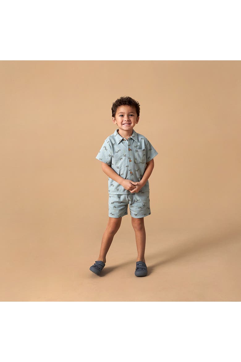 Resort Shirt and Shorts Set, Alternate, color, Blue